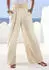 Lascana Schlupfhose in weiter Form mit Plisseefalten (35225643) creme