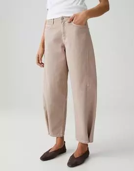 Opus LOLAH VISION Relax-fit Jeans Mid Rise braun