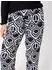Toni Pia Wide Chic 7/8 Hose (1818-35) dark blue/offwhite