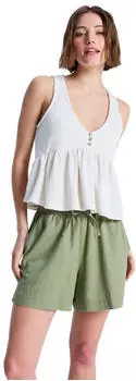 Roxy Lekeitio Break Mid Strandshorts mit elastischem Bund (ERJNS03490) oil green