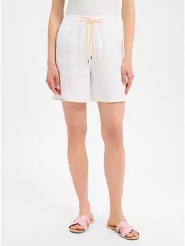 Marc Cain Bermudashorts aus reiner Viskose (AS 83.07 W67) blau/weiß