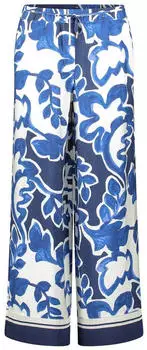 Betty Barclay Schlupfhose mit Print (22744107) wei&szlig;/dunkelblau