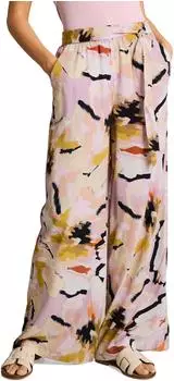 Tom Tailor Webhose mit Allover-Muster, weites Bein (1049990) big abstract flower print