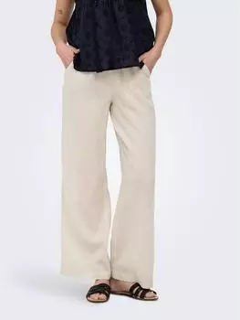 Only ONLBRUXELLES MW LIN BL TIE PANT Schlupfhose mit Leinen (15374187) moonbeam