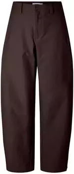 Pieces PCRIKKE Barrel Trousers schoko