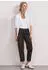 Street One High Waist Barrel Leg Hose im Casual Fit (A381355) black coffee