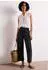 Street One 7/8 High Waist Wide Leg Hose im Loose Fit (A380289) pine grove green