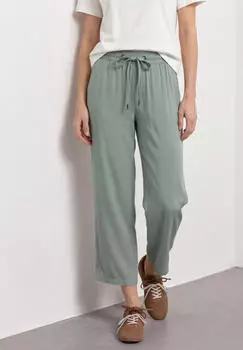 Street One 7/8 High Waist Wide Leg Hose im Loose Fit (A380289) dark mint green