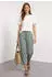 Street One 7/8 High Waist Wide Leg Hose im Loose Fit (A380289) dark mint green