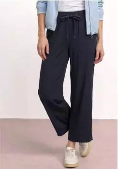 Street One 7/8 High Waist Wide Leg Hose im Loose Fit (A380289)