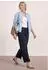 Street One 7/8 High Waist Wide Leg Hose im Loose Fit (A380289) shadowed navy