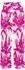 Lascana Wide leg culotte creme/pink bedruckt