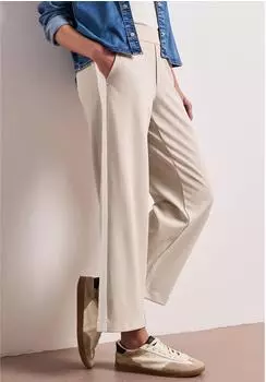 Street One Stoffhose mit Gallonstreifen (A380791) clay sand