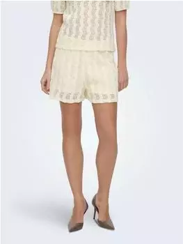 Only Onlgrace Wide Short JRS (15371978) creme