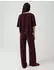 Opus Melane Bloom Wide Leg Pants mit Komfortbund (4255849289888) dunkelrot