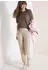 Cecil 7/8 Mid Waist Slim Leg Hose im Casual Fit Tracey (B380394) grain beige