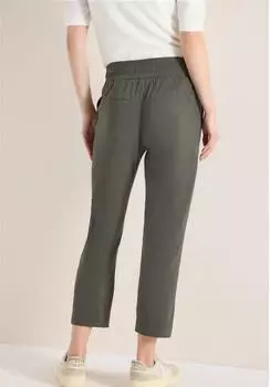 Cecil 7/8 Mid Waist Slim Leg Hose im Casual Fit Tracey (B380394) clear khaki