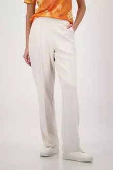 Monari Chinohose mit Ziernaht (4062261250439) beige