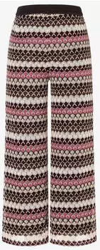 More & More Stoffhose Wide Fit (61074602) bordeaux/braun