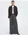 Only Tall Wide Leg Trousers (15376501) dark grey melange