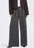 Only Tall Wide Leg Trousers (15376501) dark grey melange