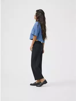 Only Onlpoptrash Life Mw Straight Culotte Pants (15365375) schwarz
