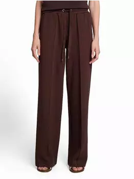 Tom Tailor 1047661 Loose Straight Stoffhose java dark brown