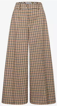 More & More Stoffhose Wide Fit (61084051) weiß/heritage check