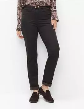 BRAX Damen Five-Pocket-Hose Style LAURA NEW DARK CHOCOLATE dunkelbraun Gr. (101500_10812320_52)