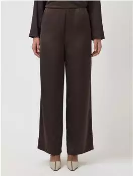 Y.A.S YASPELLA HW Wide Pants Anzughose mit Stretch (26041054) chocolate brown