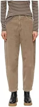 s.Oliver 7/8-Hose Verk&uuml;rzte Cordhose mit Barrel Leg (2182665) braun