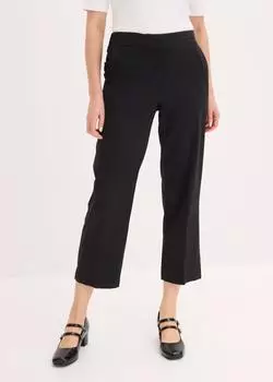 bonprix 3/4 Hose Regular Fit mit Schlitz (77335200) schwarz