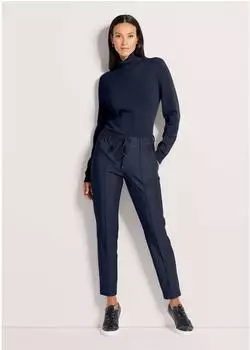 Madeleine Jogpants Stretchhose mit Tunnelzug marine