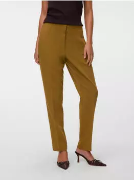 Vero Moda VMZOEY MW Tapered Pant NOOS Anzughose butternut/cognac
