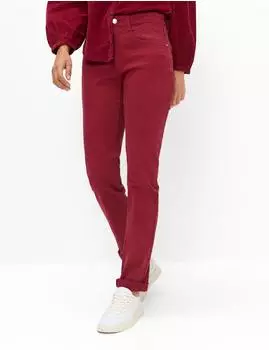 BRAX Damen Five-Pocket-Hose Style CAROLA WINE RED denim dunkelrot Gr. (097053_9928720_80)