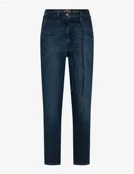 BRAX Damen Chino Style CARRIE STONED USING & BUFFIES denim blau Gr. (106000_10943220_26)