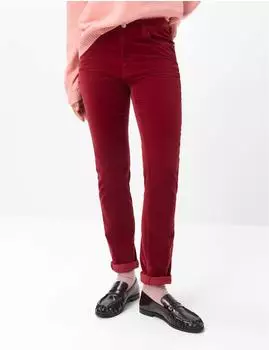 BRAX Damen Five-Pocket-Hose Style MARY WINE RED dunkelrot Gr. (091033_9173420_80)