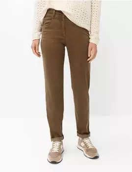 BRAX Damen Five-Pocket-Hose Style CAREN NEW HAZELNUT braun Gr. (101500_10823120_53)