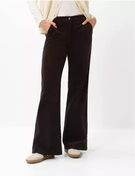 BRAX Damen Palazzohose Style MAINE BRUNETTE dunkelbraun Gr. (091033_9112020_55)