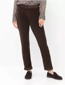 BRAX Damen Cordhose Style PAMINA MARRONE dunkelbraun Gr. (101030_10149420_52)