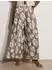 Apricot Plissierte Culotte-Hose stein