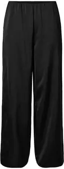Y.A.S PELLA HW Wide Pants Satinhose (23348024) schwarz