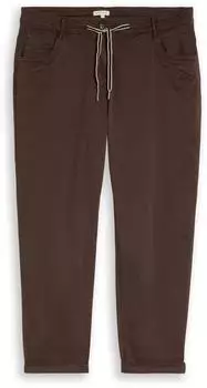 Tom Tailor Chino Hose 5-Pocket (1041284) dark brown/blau