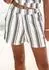 Lascana Crepe Shorts mit Streifen (99541269) weiß/marine/schwarz