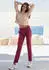 H.I.S Jeans Relaxed fit Hose mit breitem Bund (96170736) rubinrot