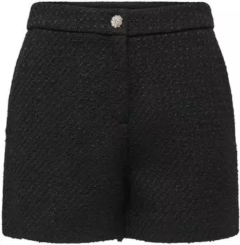 Only Onlplise Boucle Shorts schwarz