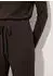 Madeleine Weite Jersey-Hose mit Bundfalten und Bindeband (52041332) braun