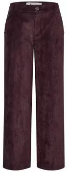 Street One Straight Leg Hose Casual Fit High Waist (A380885) vintage ruby