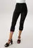Aniston Straight Jeans mit sichtbarer Knopfleiste und Used-Wash (15037111) schwarz