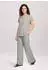 Cartoon Palazzo Hose mit Bindegürtel (83282503) cream/khaki